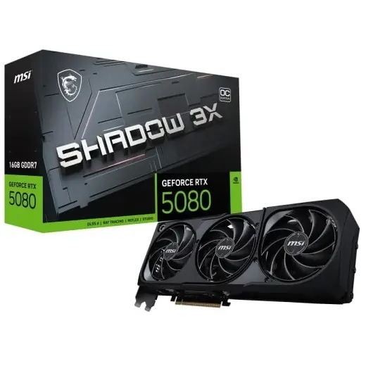 GPU RTX 5080 16GB OC MSI SHADOW X3